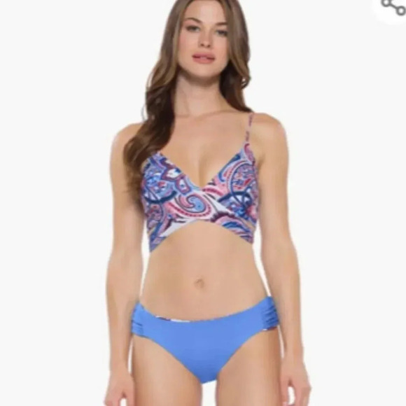 Becca By Rebecca Reversible Wrap Bikini set Medium - Picture 5 of 12
